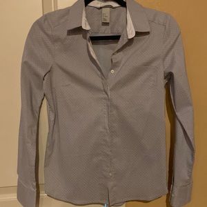 Light grey dress blouse